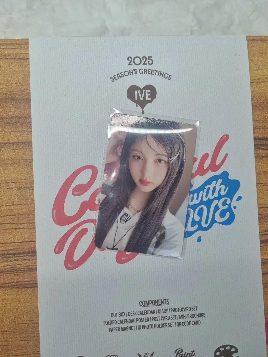 ive 2025seasonsgreetings ssq pre-order benefit gaeulphotocard