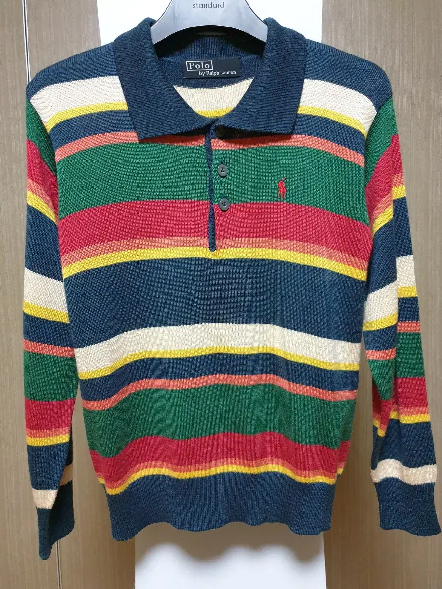 Polo Knit kara Cotton S