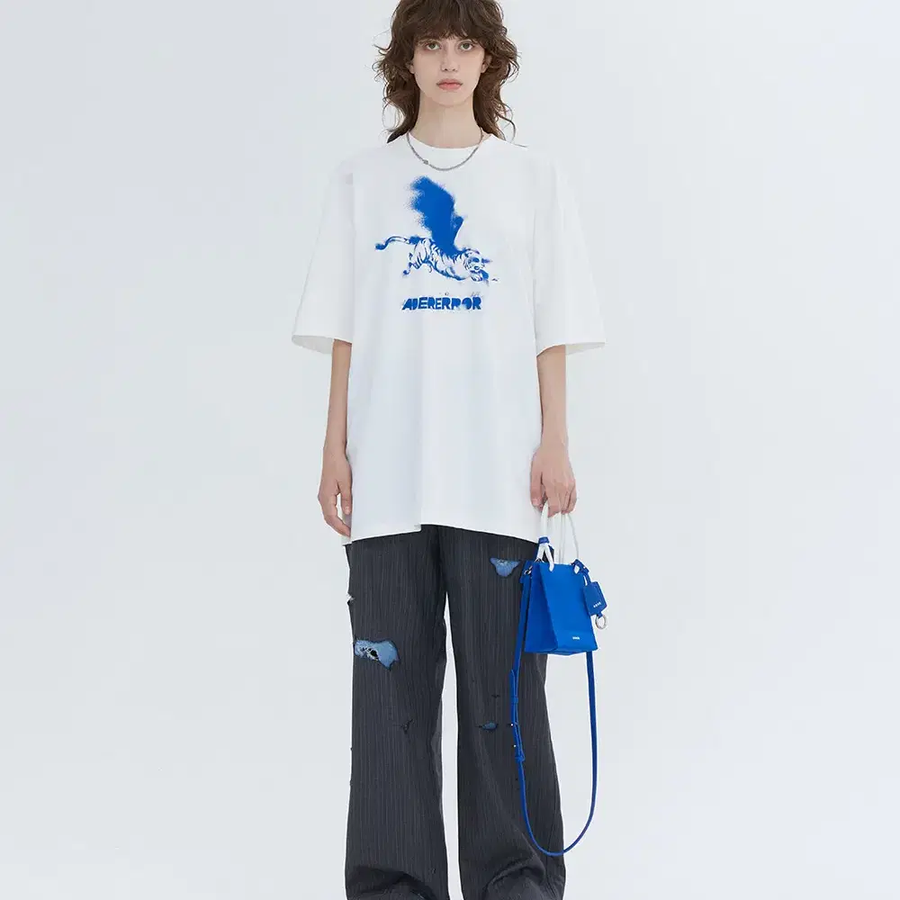 Ader Error Small Shopper Bag Z-Blue 팝니다