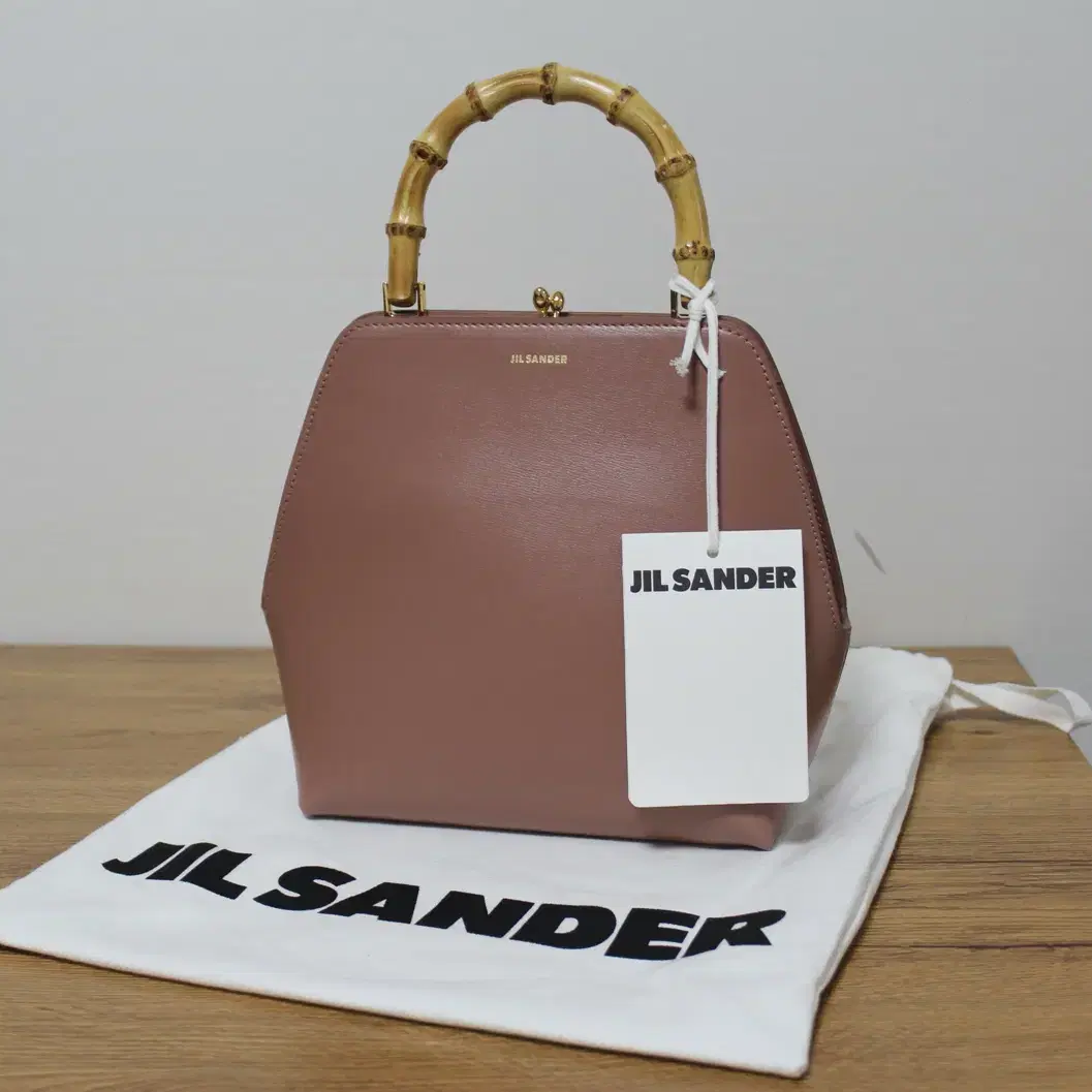 새상품)) 정가280 jil sander 질샌더 가방 고지백 뱀부 토트백