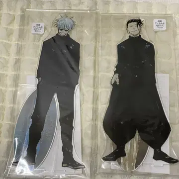 주술회전 고죠 사토루 게토 스구루 메가 아크릴 스탠드 2개 세트