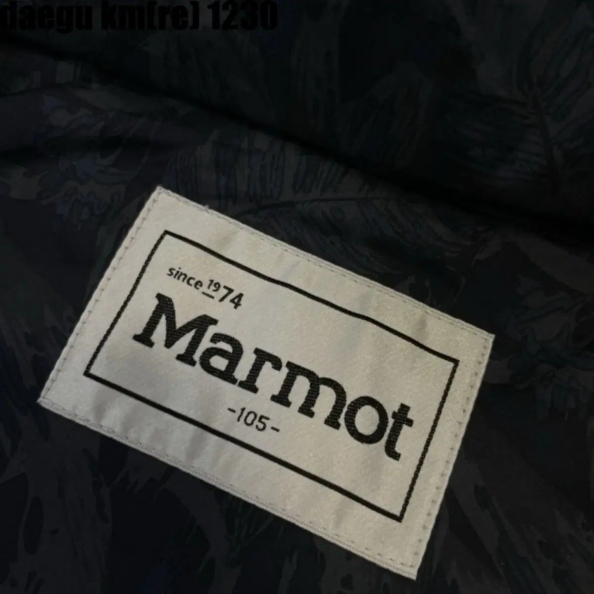 Marmot 자켓 100