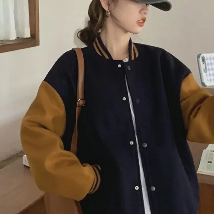 봄 오버핏 여성점퍼