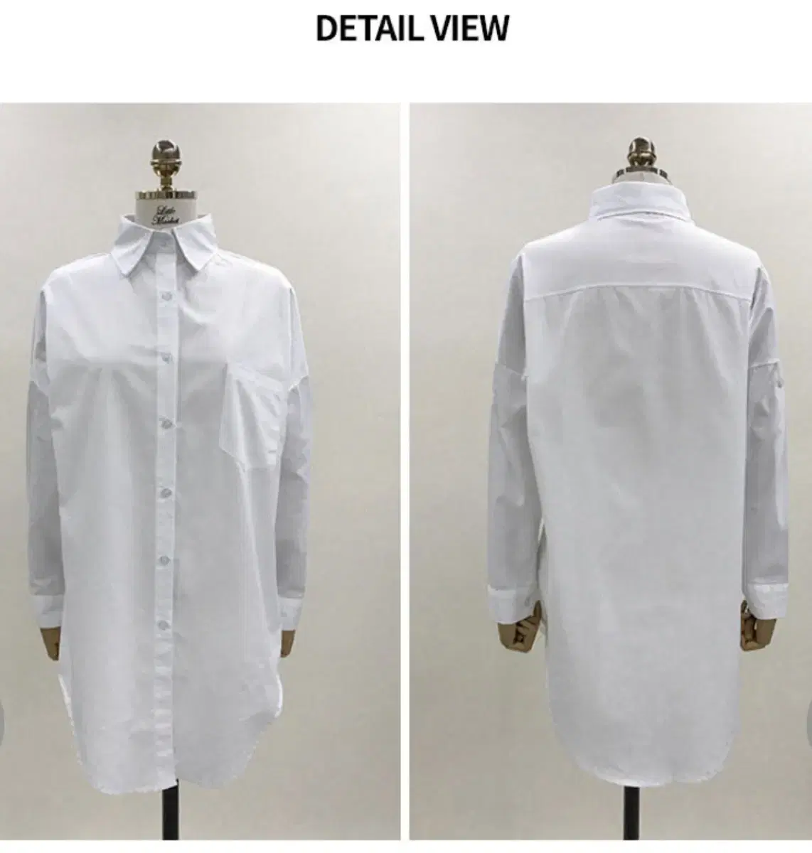 hazelnut layered base kara white shirt