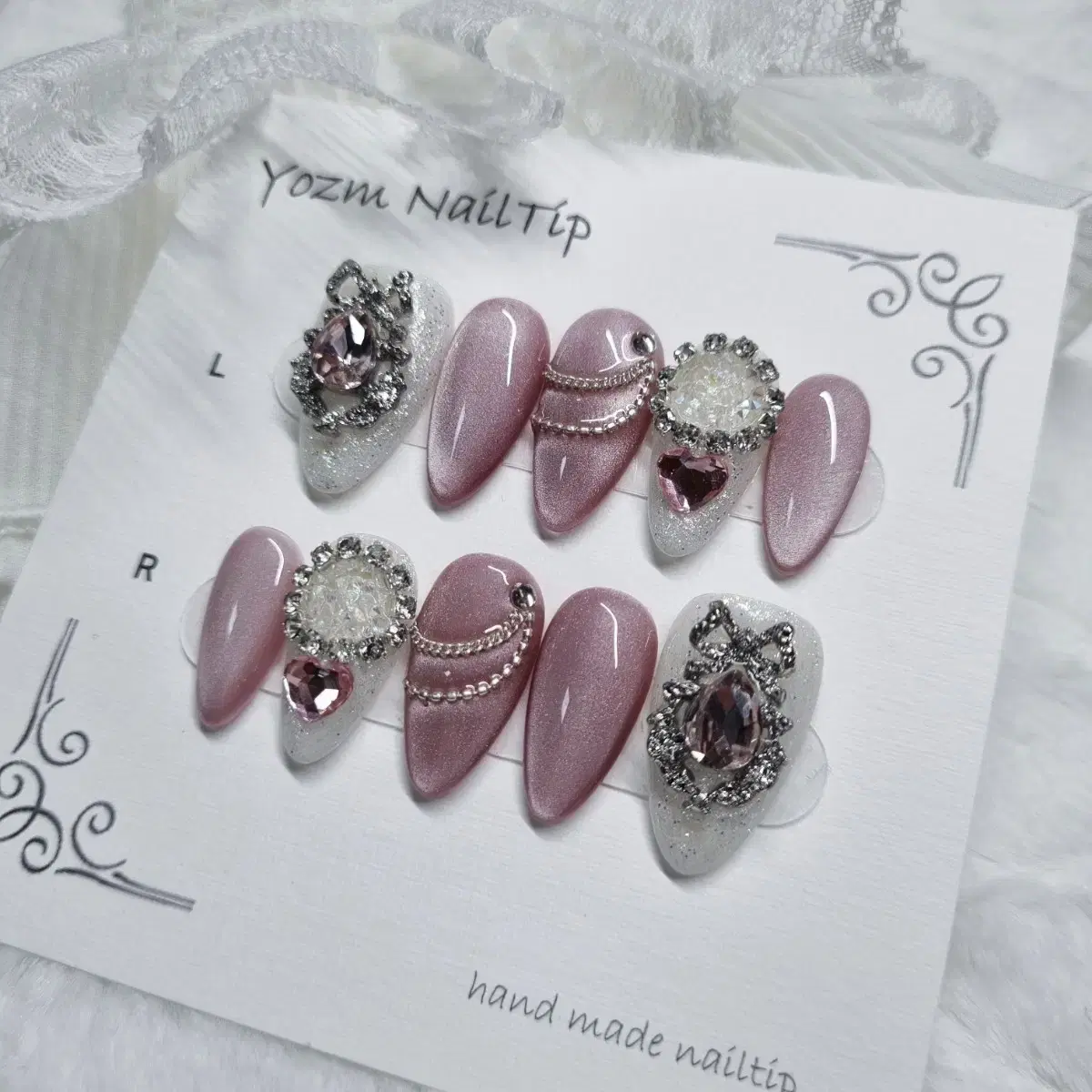 Yozm NailTip  바이올렛픽시마그넷