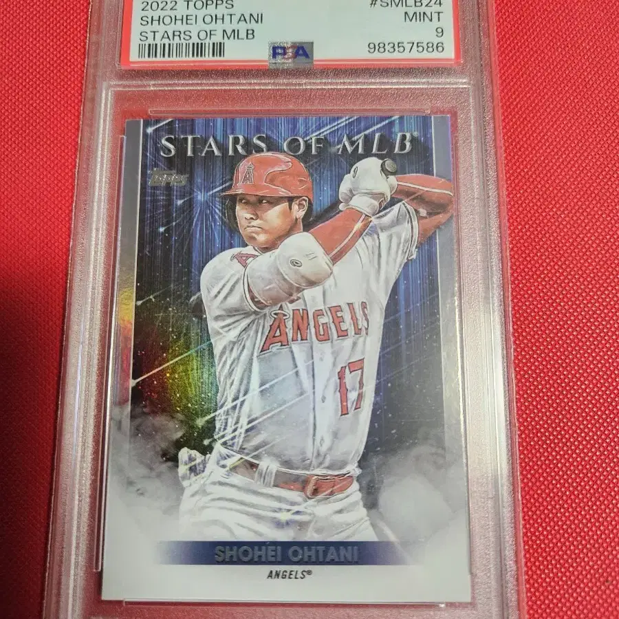 오타니 2022 Topps Stars Of MLB PSA 9등급 카드