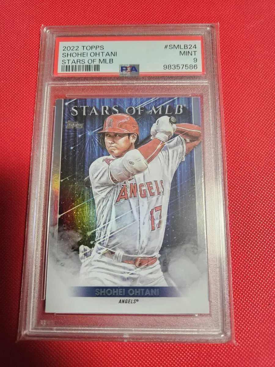 오타니 2022 Topps Stars Of MLB PSA 9등급 카드