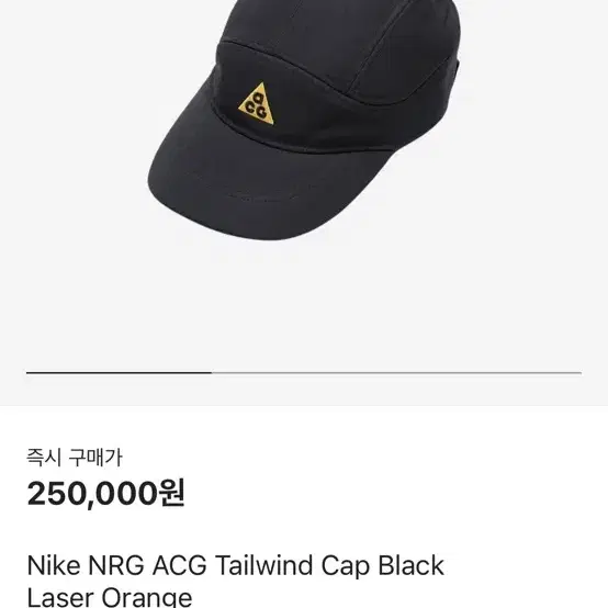 나이키 nrg acg 테일윈드 캡