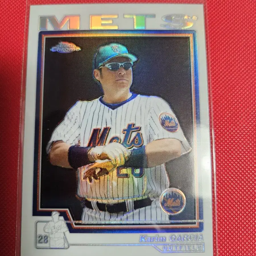 롯데 한화 용병 카림 가르시아 Topps Chrome 리플렉터 카드