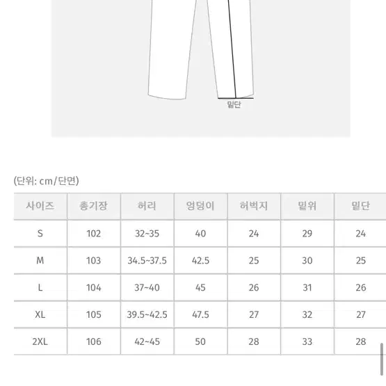 워싱 블랙 부츠컷 데님 팬츠 L 새것 (웡가