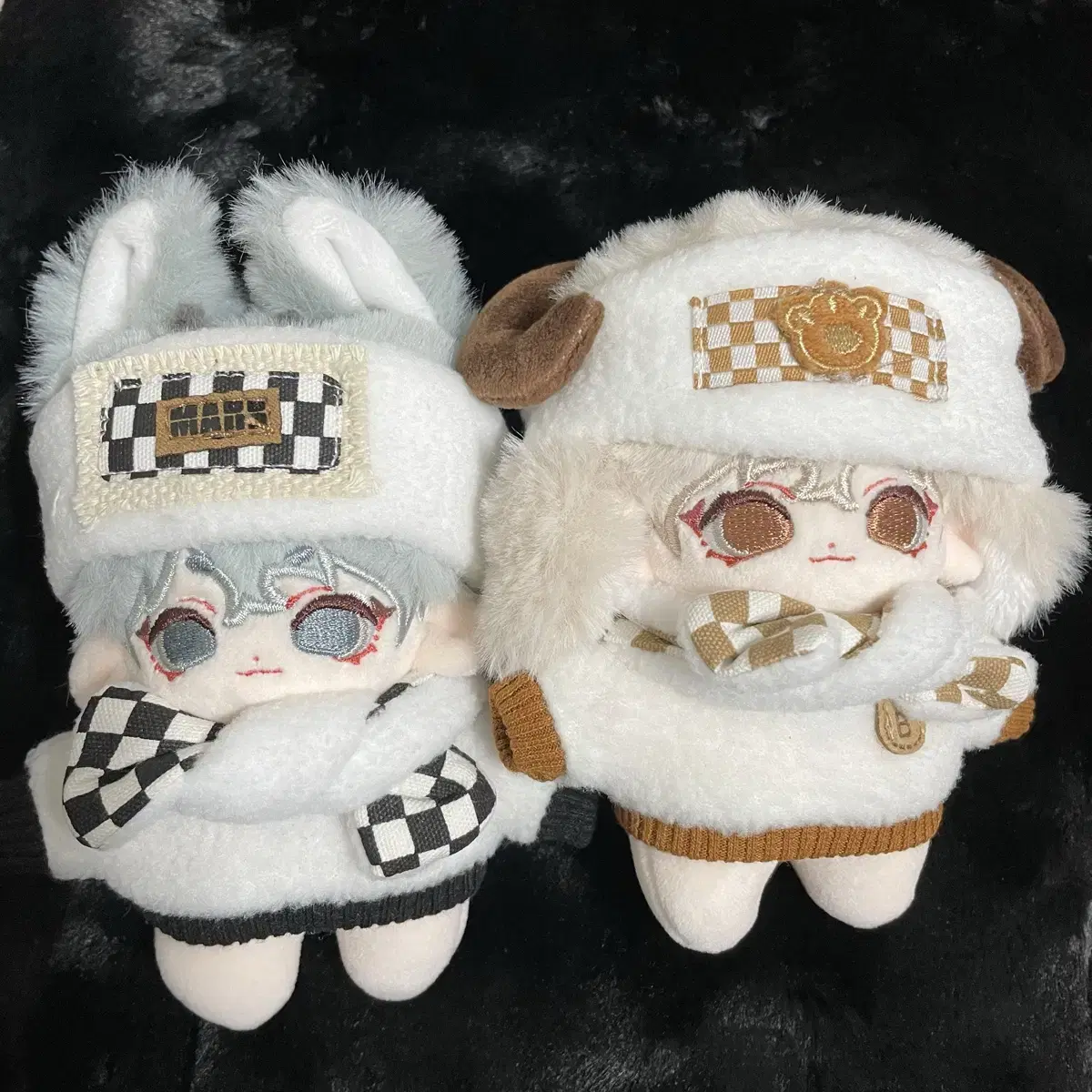 10cm Wolf and Sheep Plush Doll Clothes