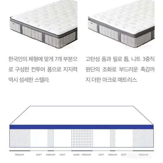 casamia 까사미아 침대 프레임 + 매트리스 드림 스텔라