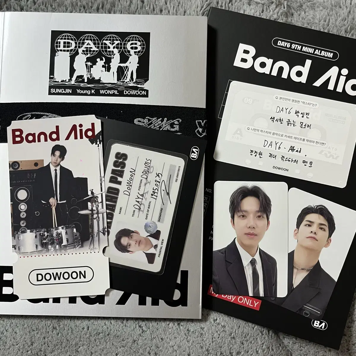 데이식스 BAND AID 도운 풀셋