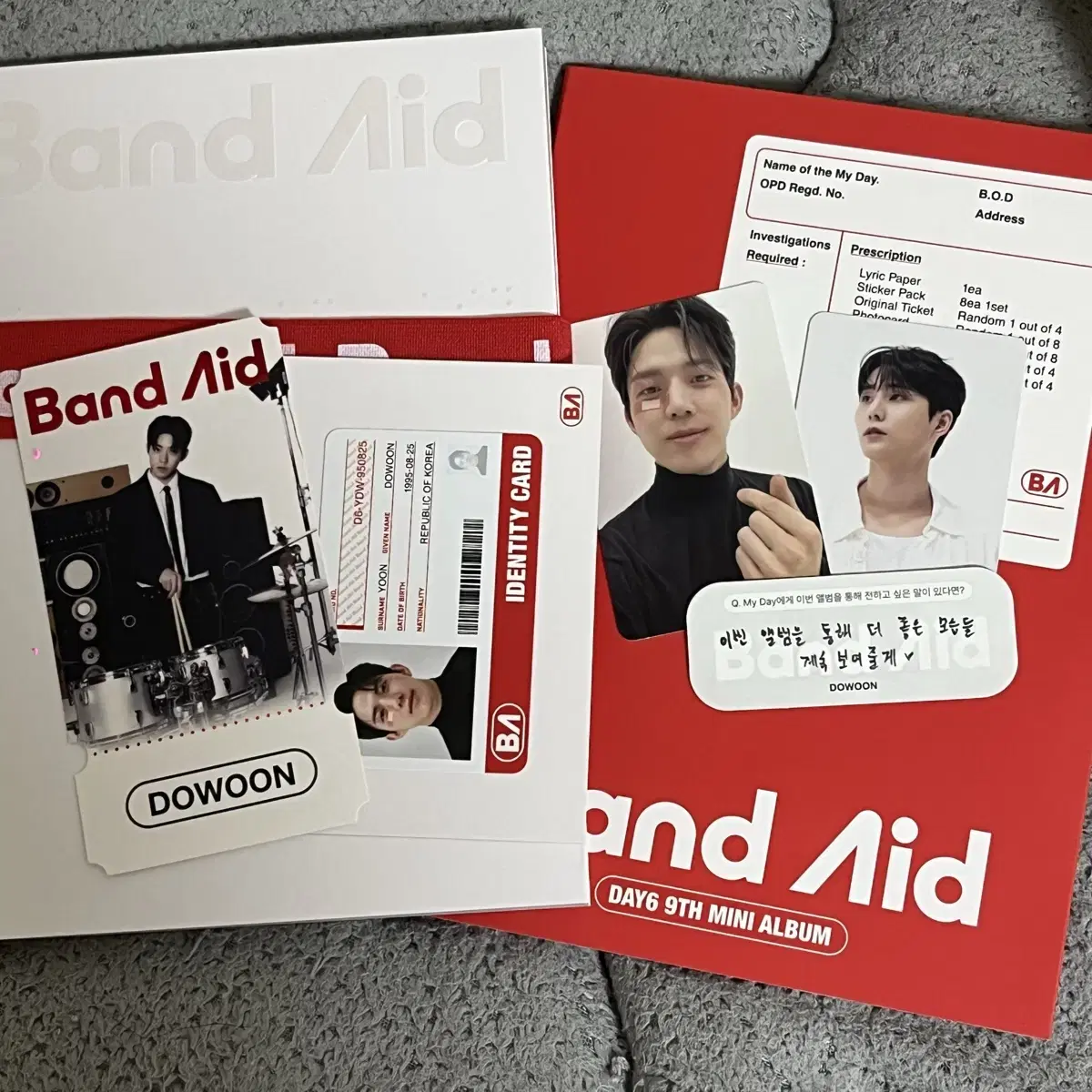 데이식스 앨범 BAND AID 도운 풀셋