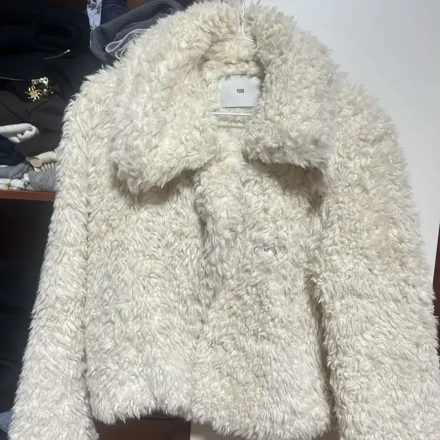 유즈 yuse hook fur jacket 후크 퍼자켓 구버전