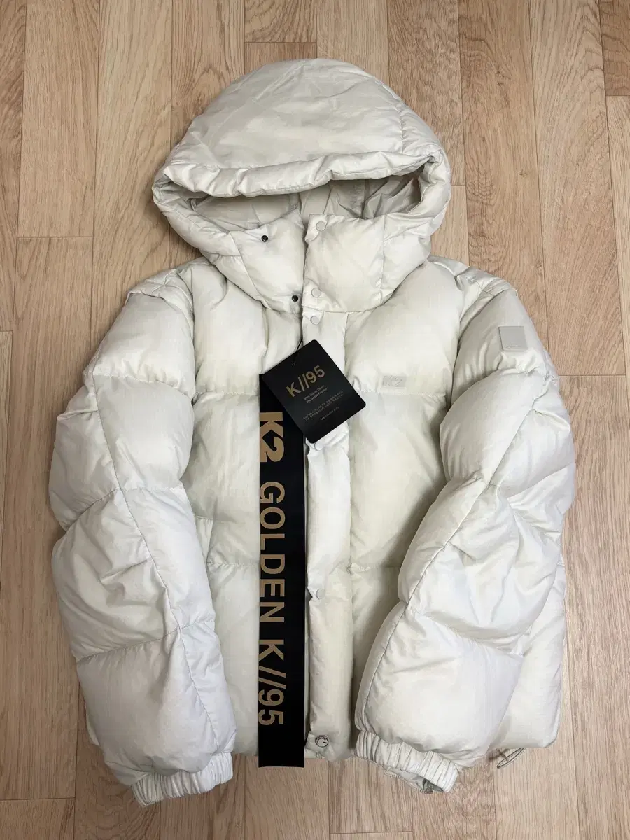 [S급] K2 패딩 베이글 FLEX HOODY pearl 85사이즈