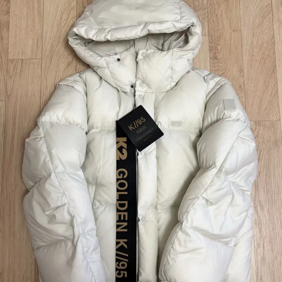 [S급] K2 패딩 베이글 FLEX HOODY pearl 85사이즈