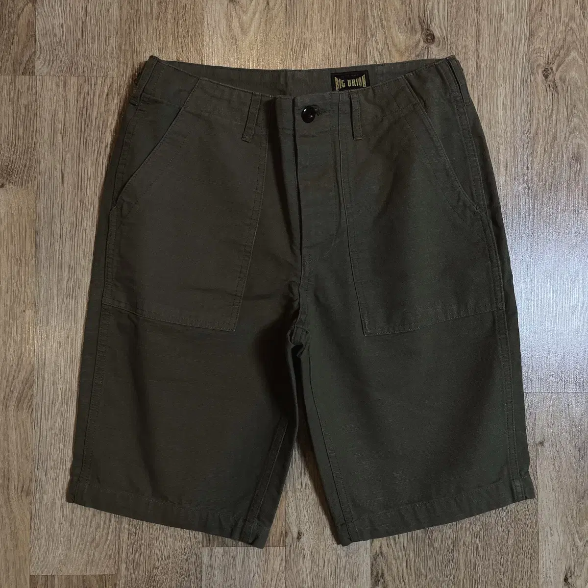 Big Union Khaki Half Chino Pants Semi Wide Fit Men's Women's Shorts Cotton Pants