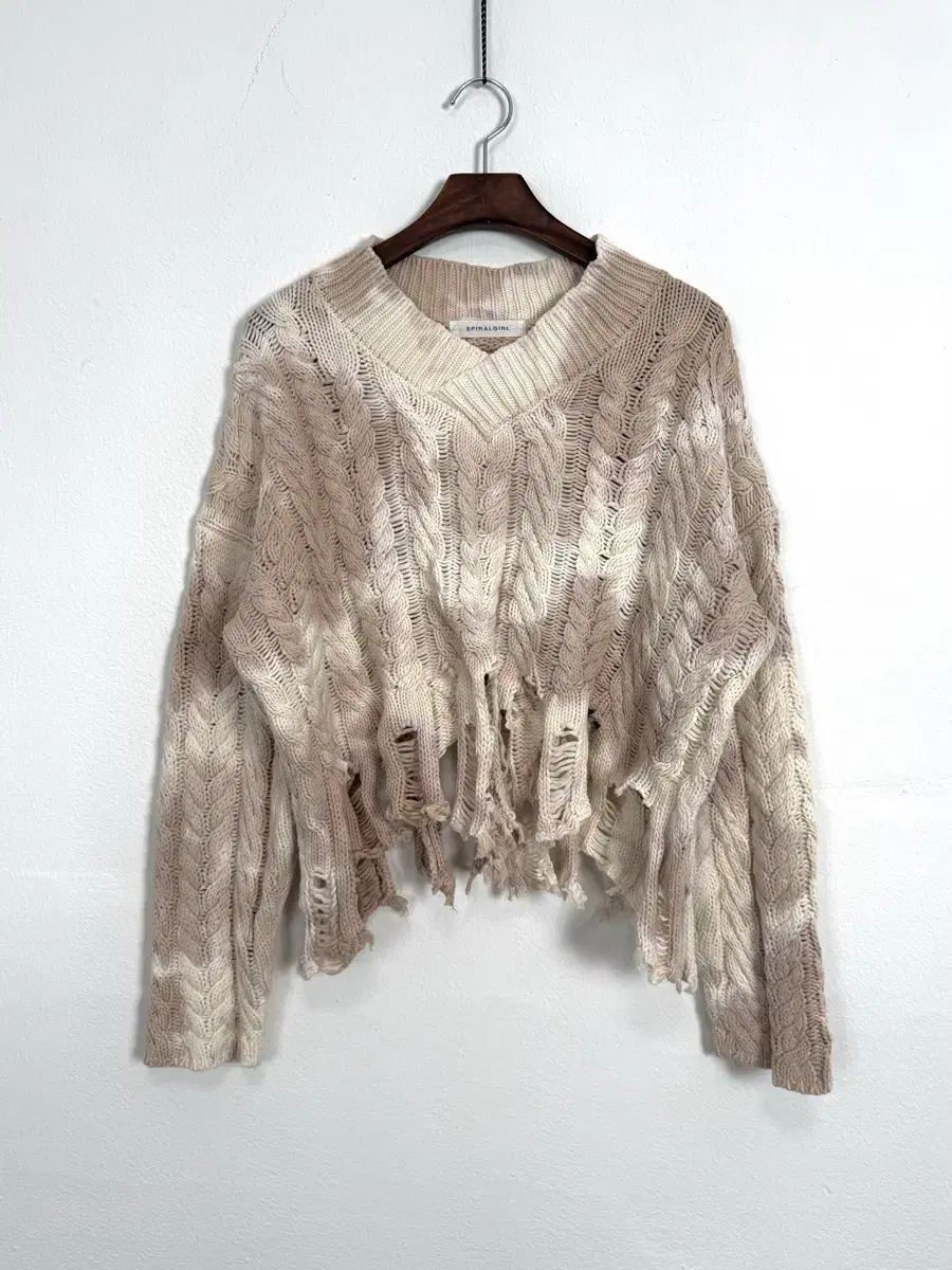 Vintage Fringe Cropped Sweater