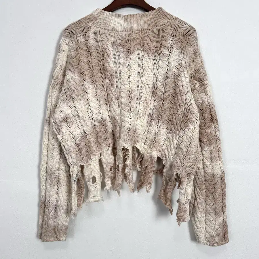 Vintage Fringe Cropped Sweater