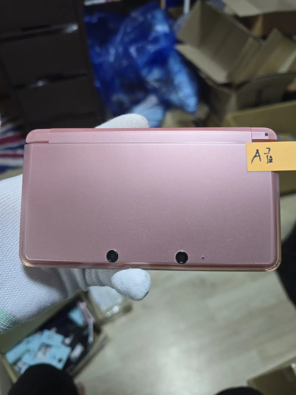 A-grade Nintendo 3DS Japanese Edition First Edition Pink Animal Crossing,New Battery