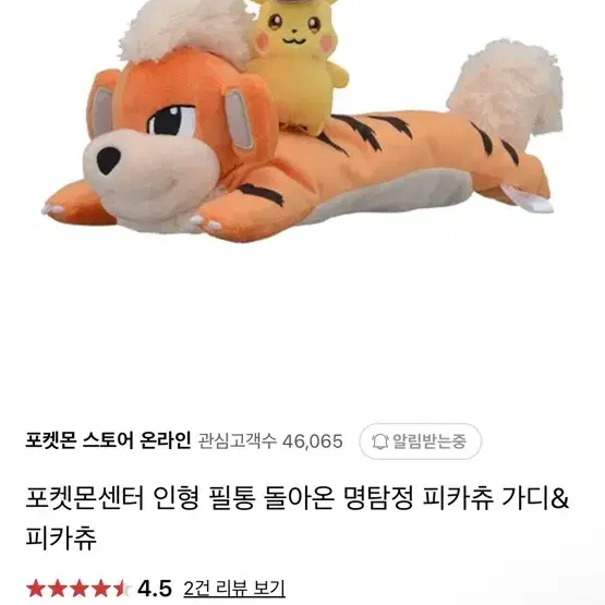 포켓몬스터 명탐정 피카츄 가디 인형 필통