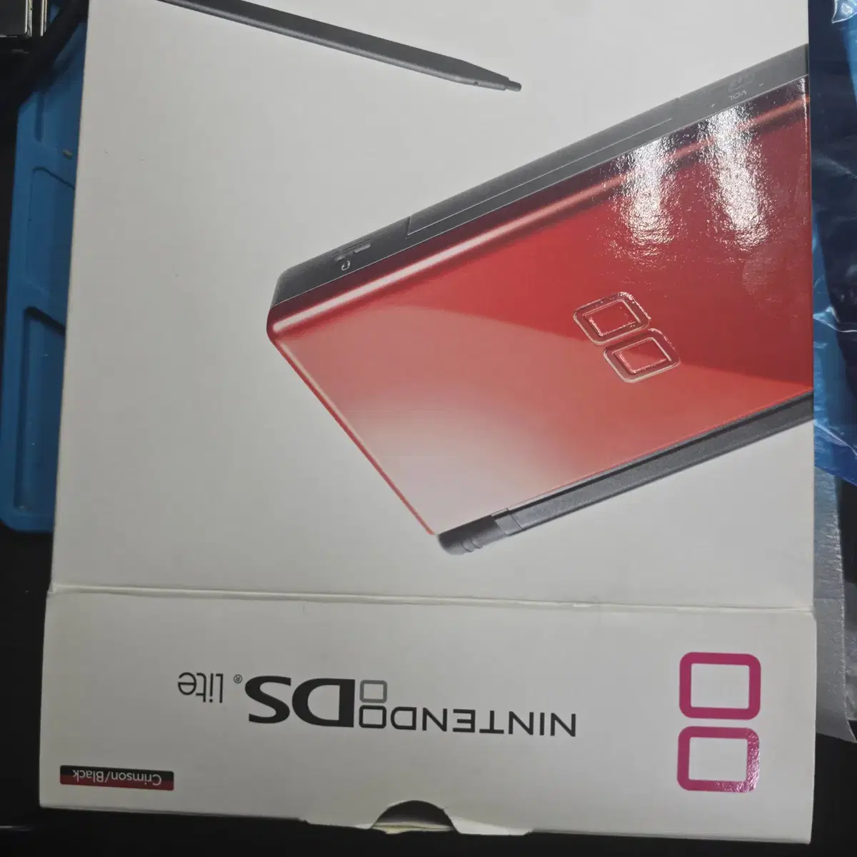 S급 닌텐도 DS Lite DSL 크림슨블랙 박스세트