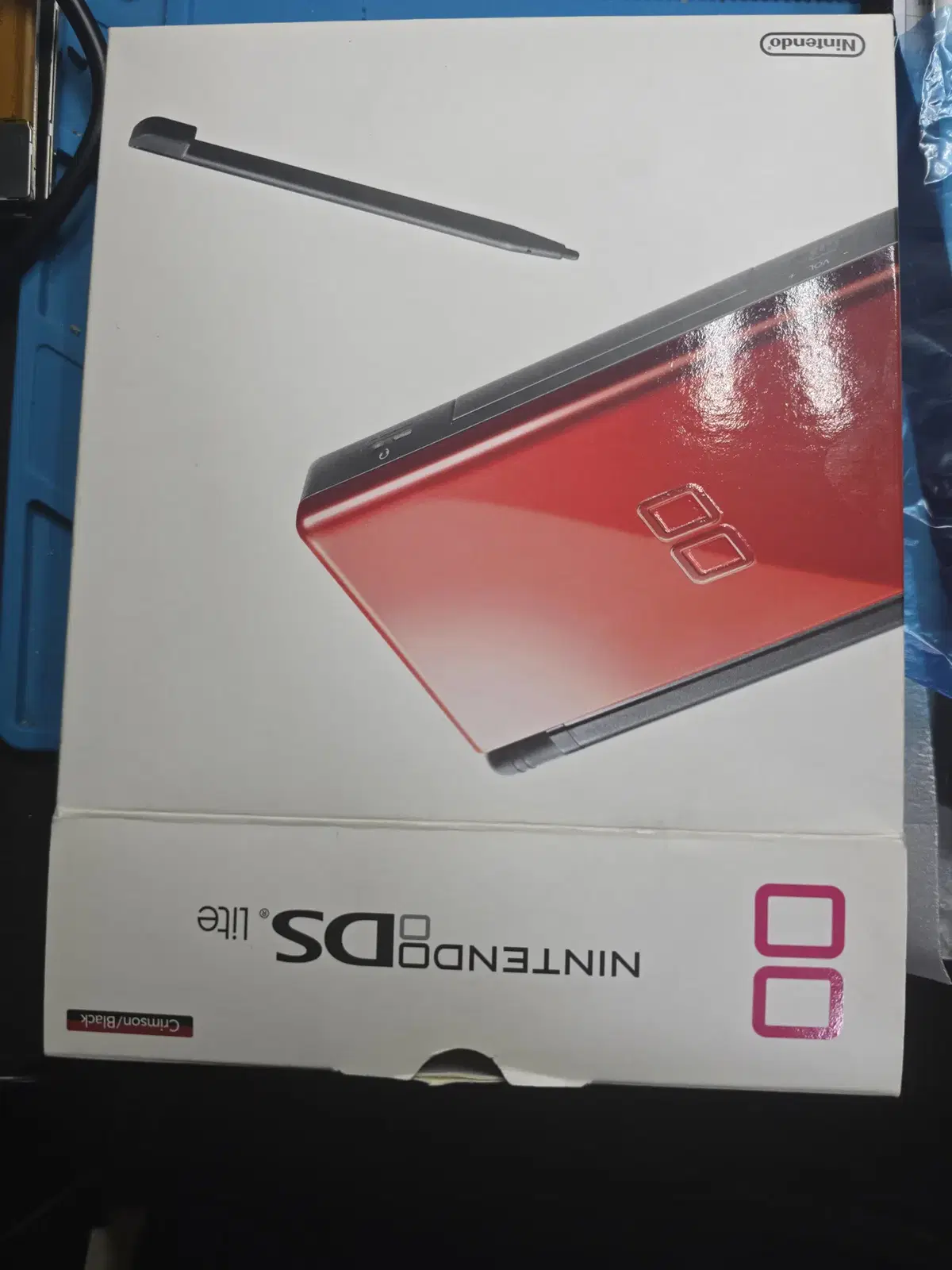 S급 닌텐도 DS Lite DSL 크림슨블랙 박스세트