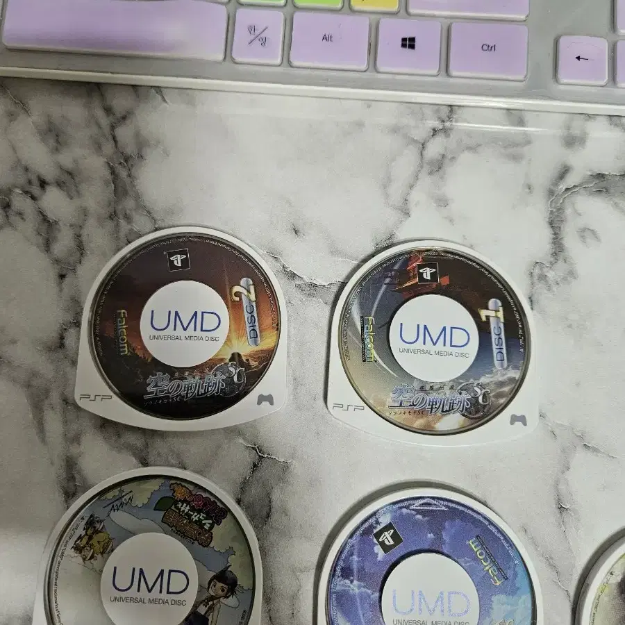 psp umd 6가지 (고전 게임)