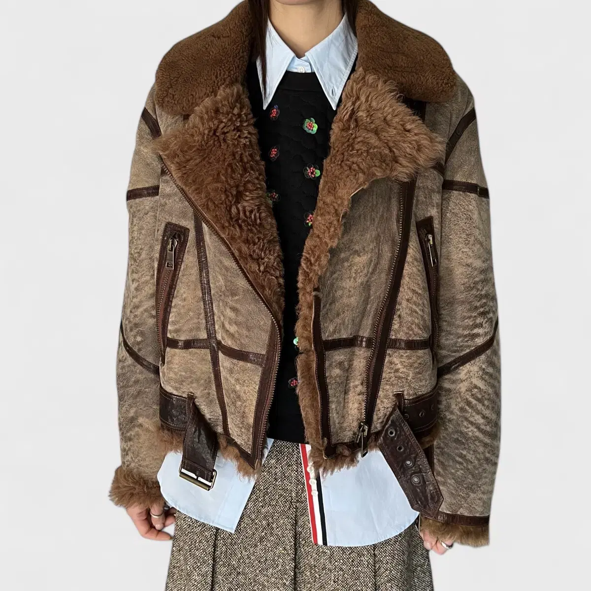 Burberry shearling Jacket