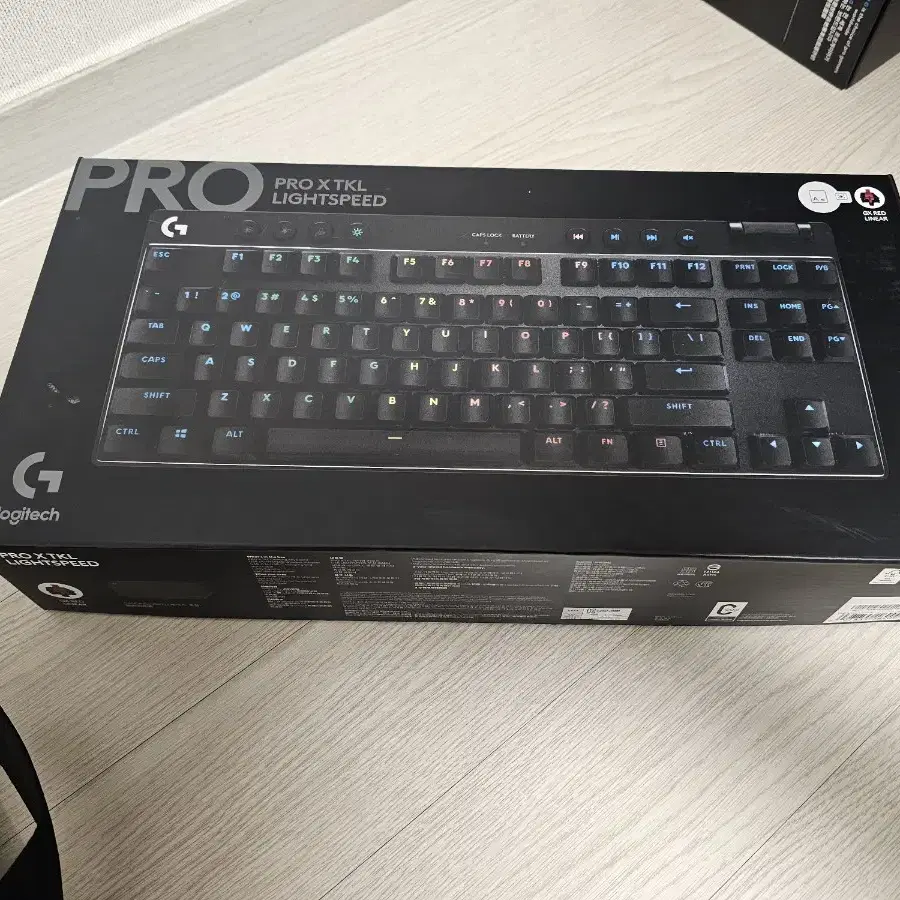 로지텍 gpro x tkl light speed 리니어 적축 판매