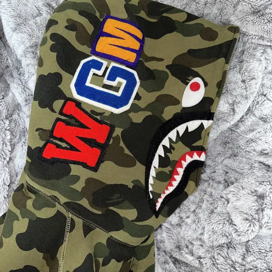 Bape 샤크후드 녹계 xxl