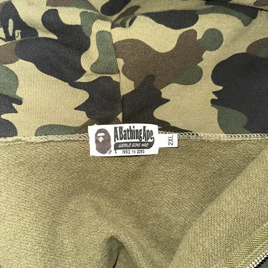 Bape 샤크후드 녹계 xxl