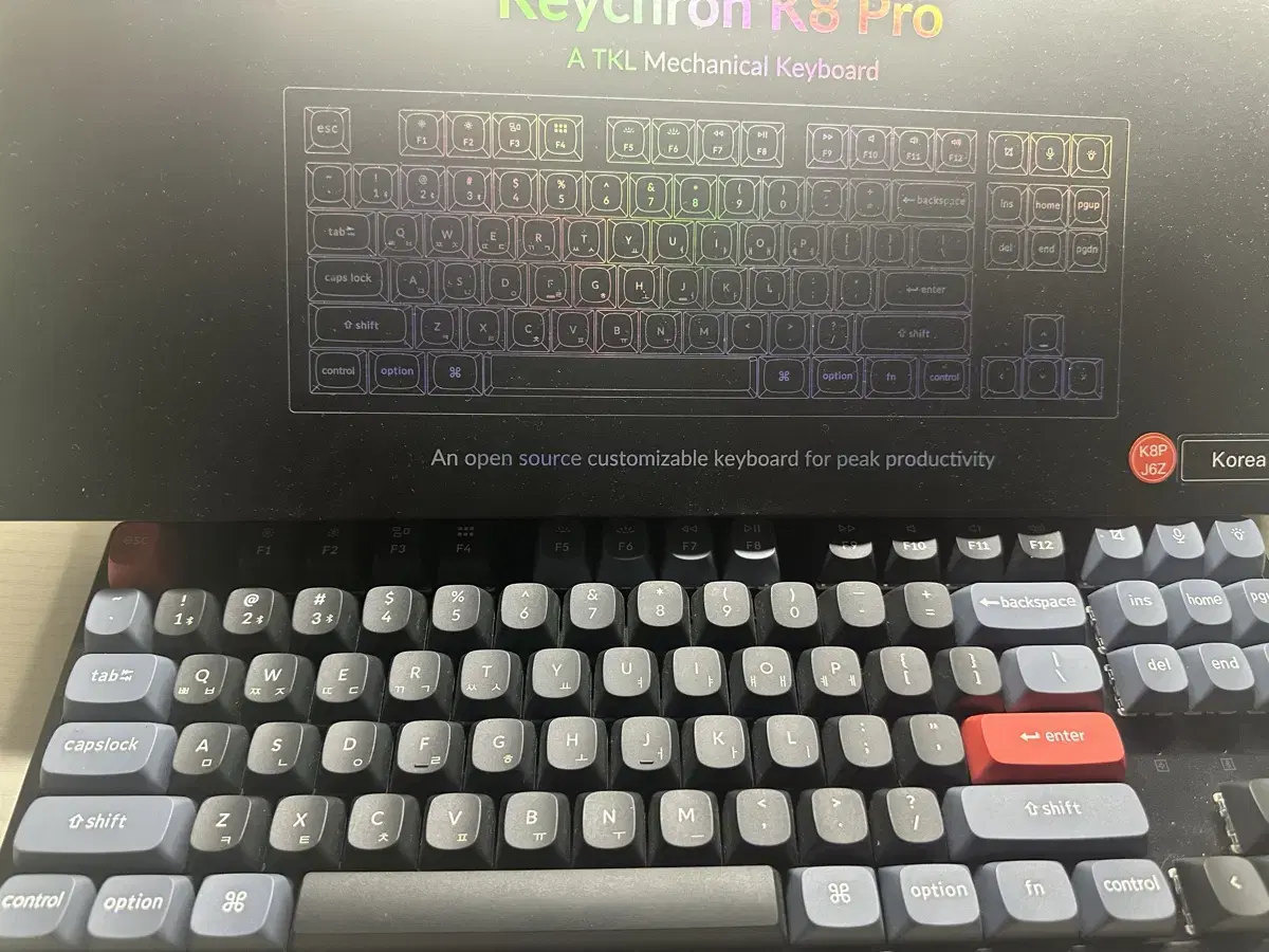 Keychron K8 Pro Ten Keyless Keyboard Low Noise Reduction