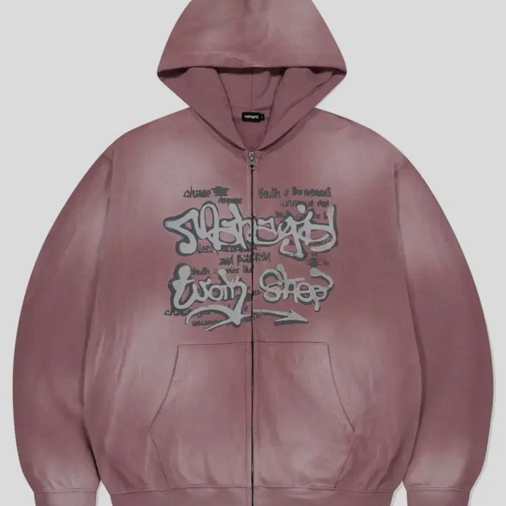 [새상품] 마하그리드 SPRAY GRAFFITI ZIP UP HOODIE