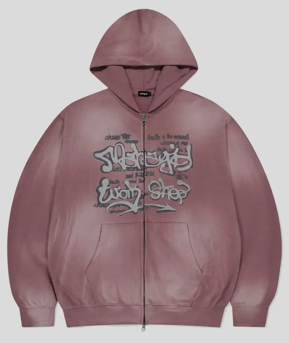 [새상품] 마하그리드 SPRAY GRAFFITI ZIP UP HOODIE