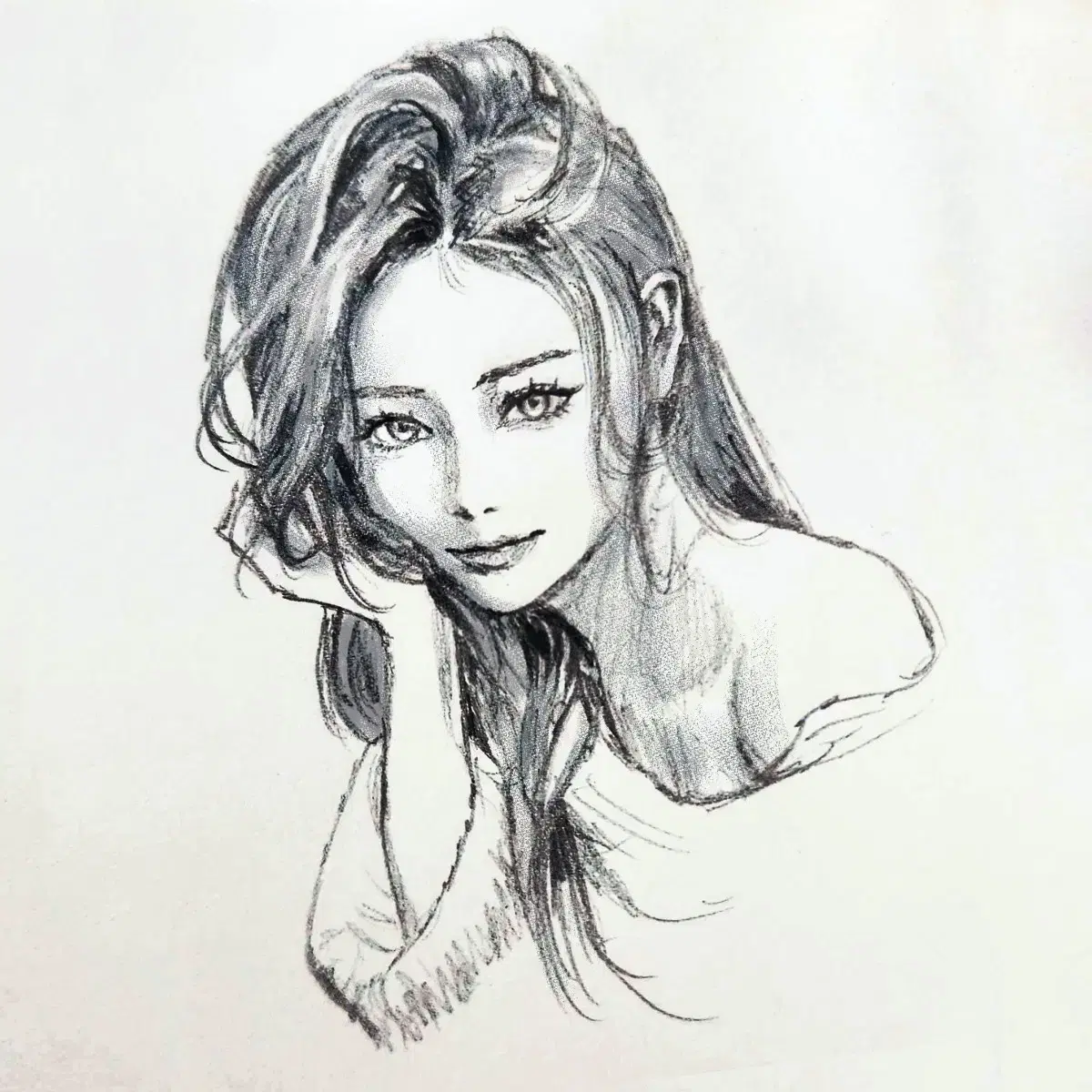 손그림 낙서 커미션[얼굴, 프로필, 사진 그려드려요]