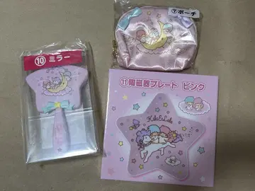 산리오 복권 키키라라 파우치 & 거울 & 플레이트