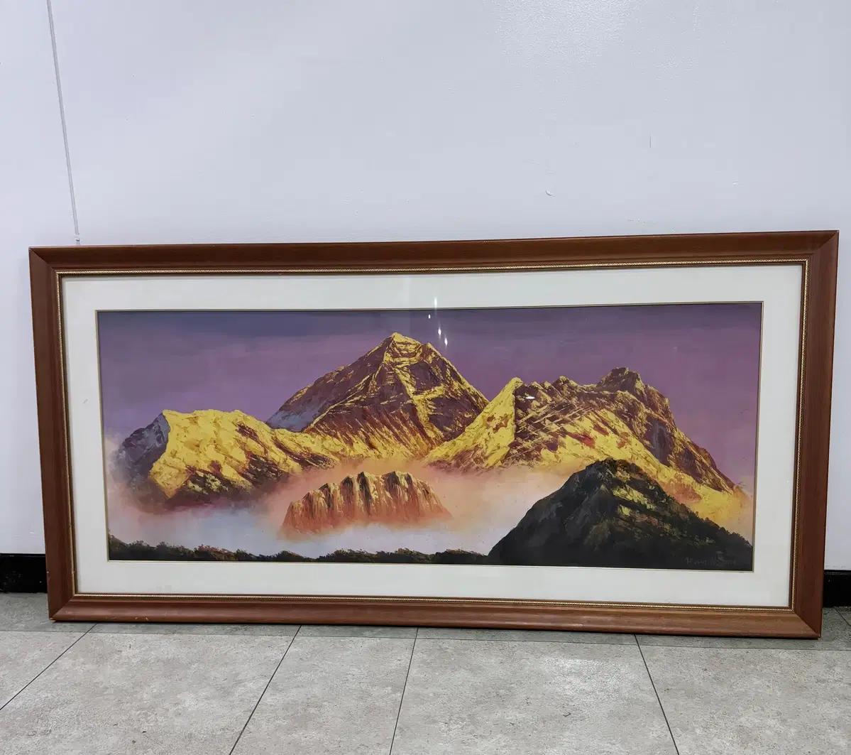 Honi Nepal Everest Oil Painting Large Format