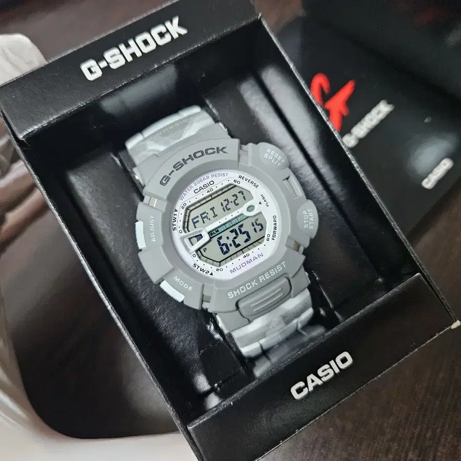 지샥 G-SHOCK G-9000MC-8 그레이카모 머드맨