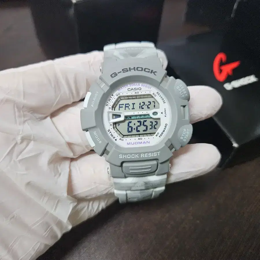 지샥 G-SHOCK G-9000MC-8 그레이카모 머드맨