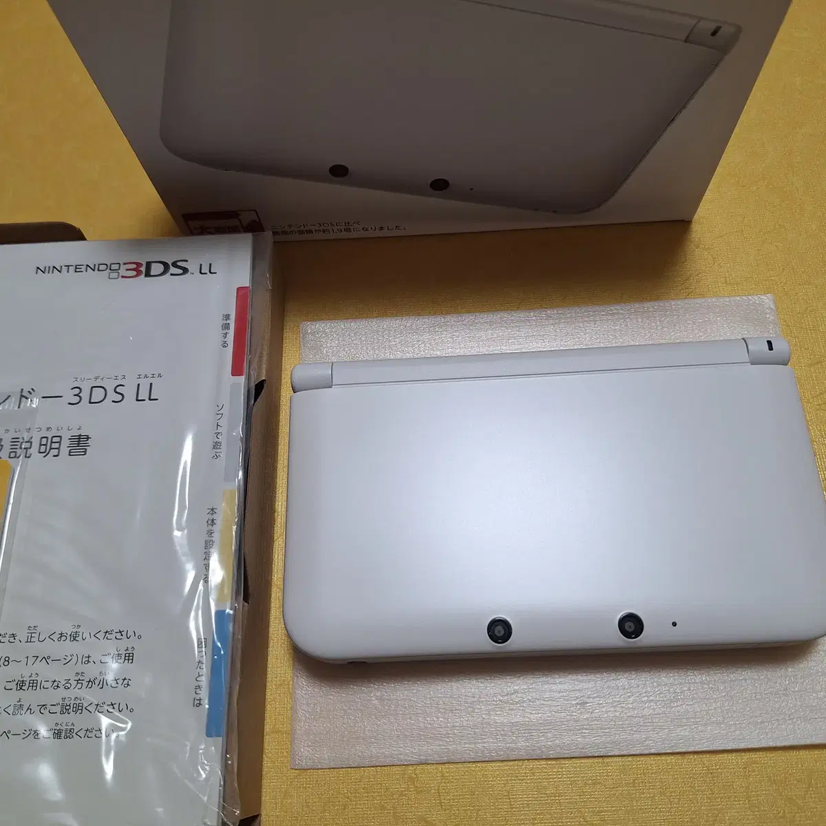 미사용 닌텐도 3dsll xl 일본판 정품 화이트 dslite dsill