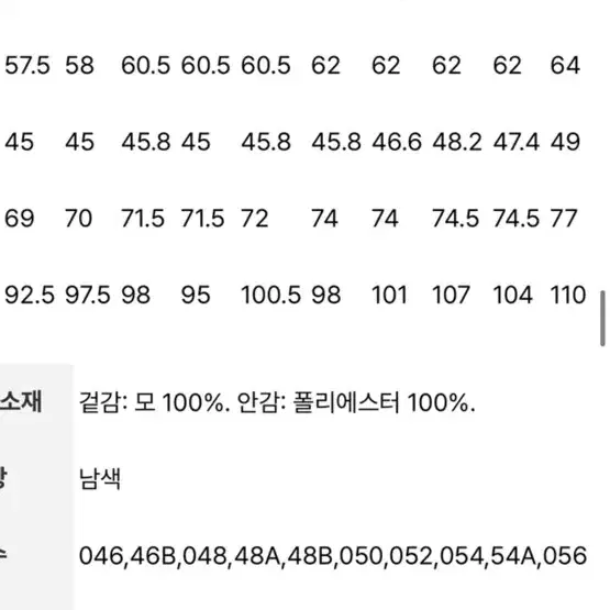 갤럭시 Prestige 네이비 체크 Normal Fit 정장세트