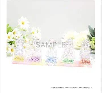 5등분의 신부 전시 5등분 신부 아크릴 스탠드 디오라마