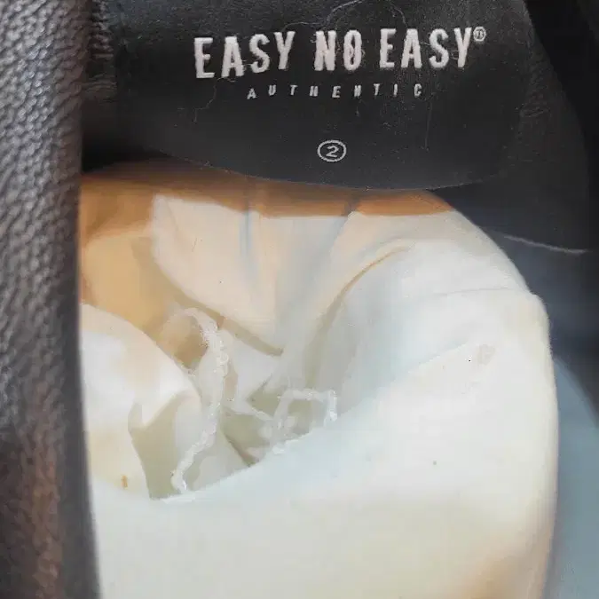 easy no easy 워시드 비건 레더자켓