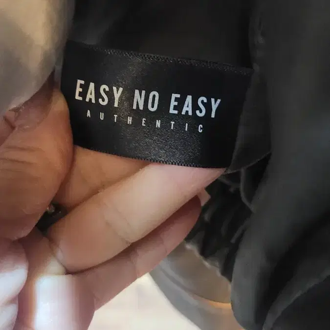 easy no easy 워시드 비건 레더자켓