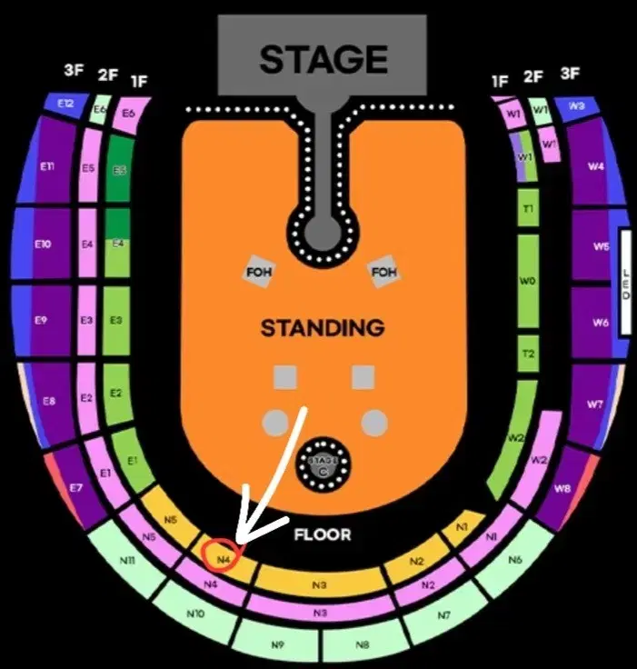 콜드플레이 내한 4월 22일 지정석 S석