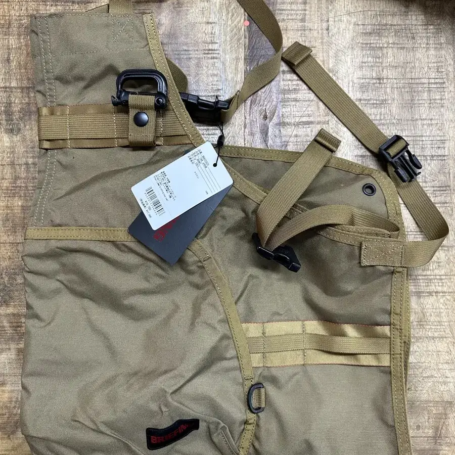 Briefing tool apron 브리핑 앞치마 카키