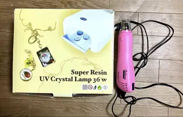 UV 크리스탈 램프 & 엠보싱 히터 세트
