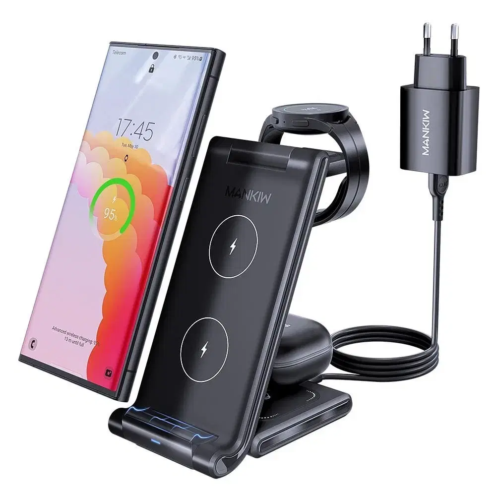 MankiwMankiw Galaxy Foldable 3in1 Wireless Charger with Q Mount